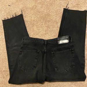 Zara mom jeans black